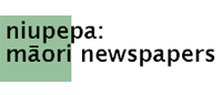 Niupepa: Māori Newspapers Digital Collection